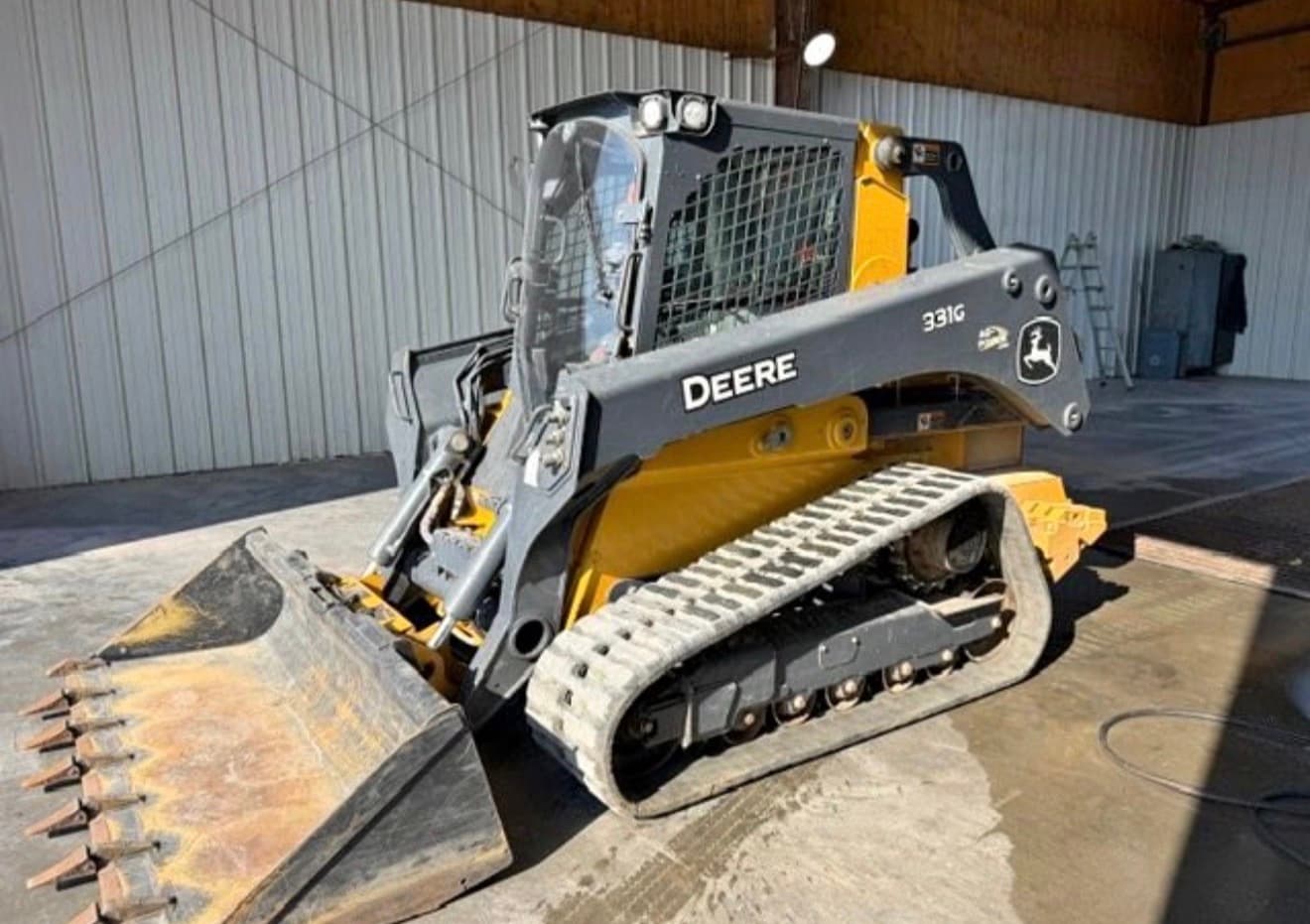 John Deere 331G large-frame compact track loader available for rental in Randolph County, Missouri
