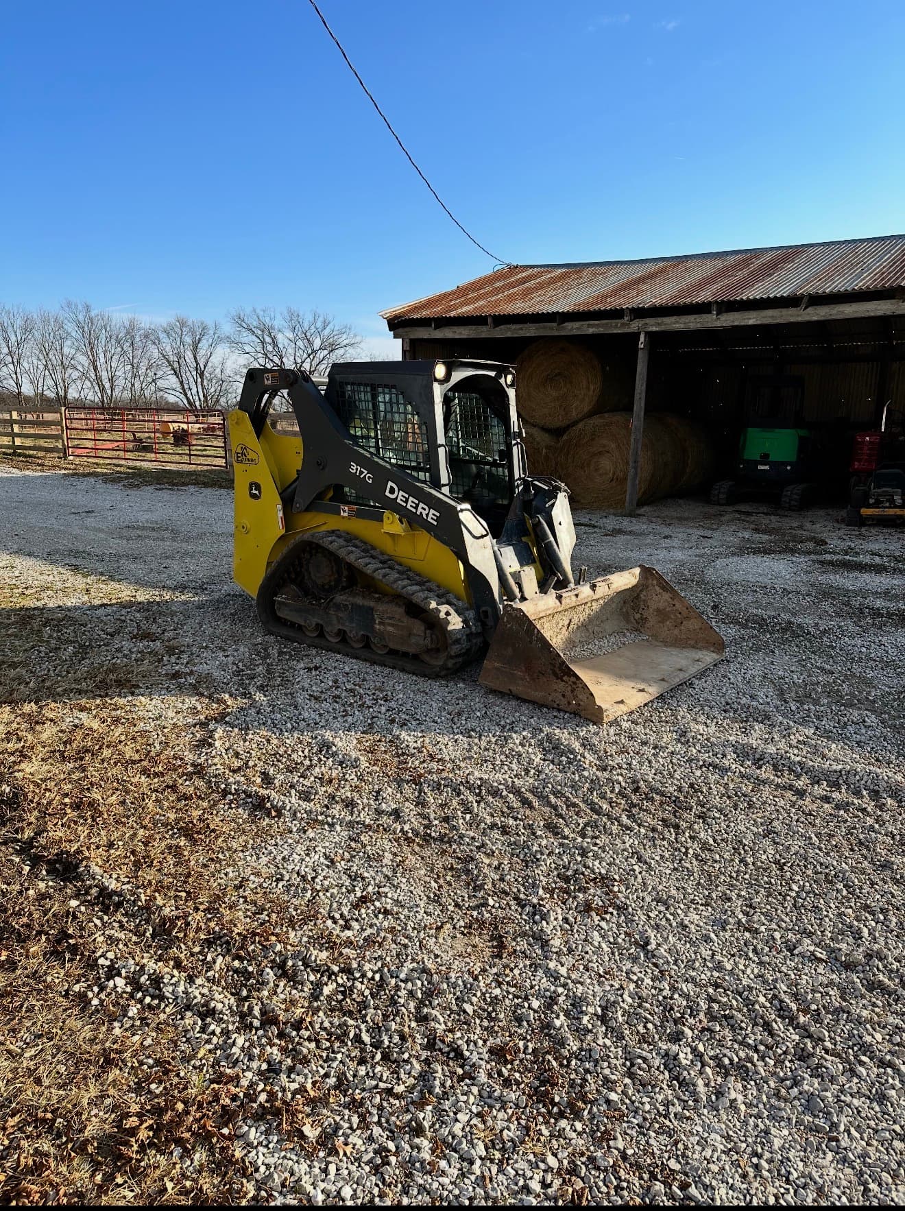 John Deere compact track loader available for rental in Randolph County, Missouri